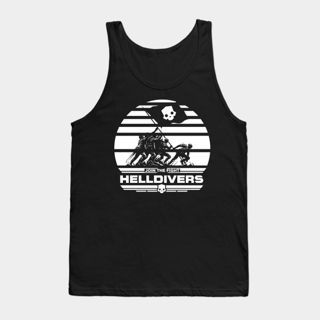 Helldivers join the fight Tank Top by jorgejebraws